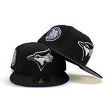 Black Toronto Blue Jays Gray Bottom 30th Season Side Patch New Era 59Fifty Fitted