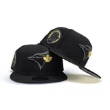 Black Toronto Blue Jays Multicolor Gray Bottom 40th Season Side Patch New Era 9fifty Snapback