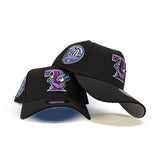 Black Toronto Blue Jays Curved Brim Gray Bottom 30th Season Side Patch New Era A-Frame 9Forty Snapback