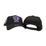 Black Toronto Blue Jays Curved Brim Gray Bottom 30th Season Side Patch New Era A-Frame 9Forty Snapback