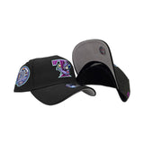 Black Toronto Blue Jays Curved Brim Gray Bottom 30th Season Side Patch New Era A-Frame 9Forty Snapback
