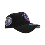 Black Toronto Blue Jays Curved Brim Gray Bottom 30th Season Side Patch New Era A-Frame 9Forty Snapback
