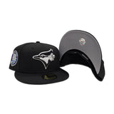 Black Toronto Blue Jays Gray Bottom 30th Season Side Patch New Era 59Fifty Fitted