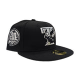 Black Toronto Blue Jays Gray Bottom 30th Season Side Patch New Era 59Fifty Fitted