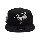 Black Toronto Blue Jays Gray Bottom 30th Season Side Patch New Era 59Fifty Fitted