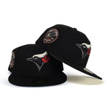 Black Toronto Blue Jays Gray Bottom 30th Season Side Patch New Era 59Fifty Fitted