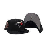 Black Toronto Blue Jays Gray Bottom 30th Season Side Patch New Era 9fifty Snapback