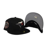 Black Toronto Blue Jays Gray Bottom 30th Season Side Patch New Era 59Fifty Fitted