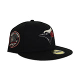 Black Toronto Blue Jays Gray Bottom 30th Season Side Patch New Era 59Fifty Fitted