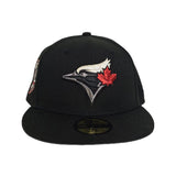 Black Toronto Blue Jays Gray Bottom 30th Season Side Patch New Era 59Fifty Fitted