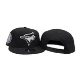 Black Toronto Blue Jays Gray Bottom 30th Season Side Patch New Era 9fifty Snapback