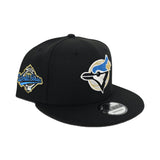 Black Toronto Blue Jays Gray Bottom 1993 World Series New Era 9Fifty Snapback