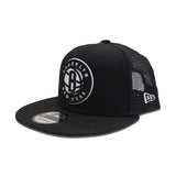 Black Trucker Brooklyn Nets Gray Bottom New Era 9Fifty Snapback