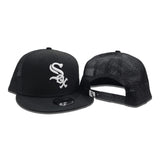 Black Trucker Chicago White Sox Gray Bottom New Era 9Fifty Snapback