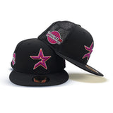 Black Trucker Houston Astros Gray Bottom 2005 World Series Side Patch New Era 59Fifty Fitted