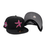 Black Trucker Houston Astros Gray Bottom 2005 World Series Side Patch New Era 59Fifty Fitted