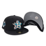 Black Trucker Houston Astros Gray Bottom Minute Maid Park Side Patch New Era 59Fifty Fitted