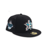 Black Trucker Houston Astros Gray Bottom Minute Maid Park Side Patch New Era 59Fifty Fitted