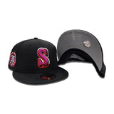 Black Trucker Seattle Mariners Gray Bottom 35th Anniversary Side Patch New Era 59Fifty Fitted