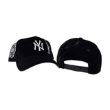 Black Velvet New York Yankees Statue of Liberty Curved Brim Gray Bottom 2000 World Series Side Patch New Era A-Frame 9Forty Snapback