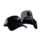 Black Velvet Toronto Blue Jays Curved Brim Gray Bottom 1991 All Star Game Side Patch New Era A-Frame 9Forty Snapback