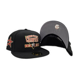 Black Houston Astros 2022 World Series Champions Gray Bottom Team Logo Side Patch New Era 59Fifty Fitted