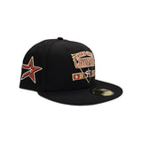 Black Houston Astros 2022 World Series Champions Gray Bottom Team Logo Side Patch New Era 59Fifty Fitted