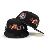 Black Houston Astros Gray Bottom 45th Anniversary Side Patch New Era 59Fifty Fitted