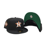 Black Houston Astros Green Bottom 2017 World Series Side Patch New Era 59Fifty Fitted