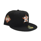 Black Houston Astros Green Bottom 2017 World Series Side Patch New Era 59Fifty Fitted