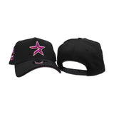 Black Houston Astros Curved Brim Grape Purple Bottom 20th Anniversary Side Patch New Era 9Forty Snapback