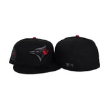 Black Toronto Blue Jays Gray Bottom 40th Season Side Patch New Era 59Fifty Fitted