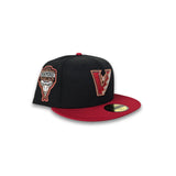 Black Upside Down Arizona Diamondbacks Red Visor Gray Bottom 1998 Inaugural Season New Era 59Fifty Fitted