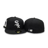 Black Chicago White Sox Gray Bottom 95 Years Side Patch New Era 59Fifty Fitted