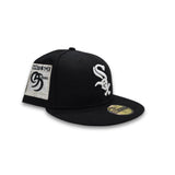 Black Chicago White Sox Gray Bottom 95 Years Side Patch New Era 59Fifty Fitted