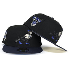 Black Detroit Tigers Mascot Logo Navy Blue Visor Gray Bottom 2000 All –  Exclusive Fitted Inc.