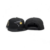 Black Gold Toronto Blue Jays Gray Bottom 30th Season Side Patch New Era 9fifty Snapback
