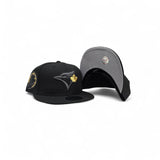 Black Gold Toronto Blue Jays Gray Bottom 30th Season Side Patch New Era 9fifty Snapback