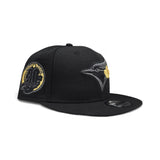 Black Gold Toronto Blue Jays Gray Bottom 30th Season Side Patch New Era 9fifty Snapback