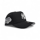 Black New York Yankees Curved Brim Gray Bottom 2003 World Series Side Patch New Era 9Forty Snapback