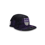 Black Tip Off Sacramento Kings Gray Bottom NBA SAC Side Patch New Era 9Fifty Snapback