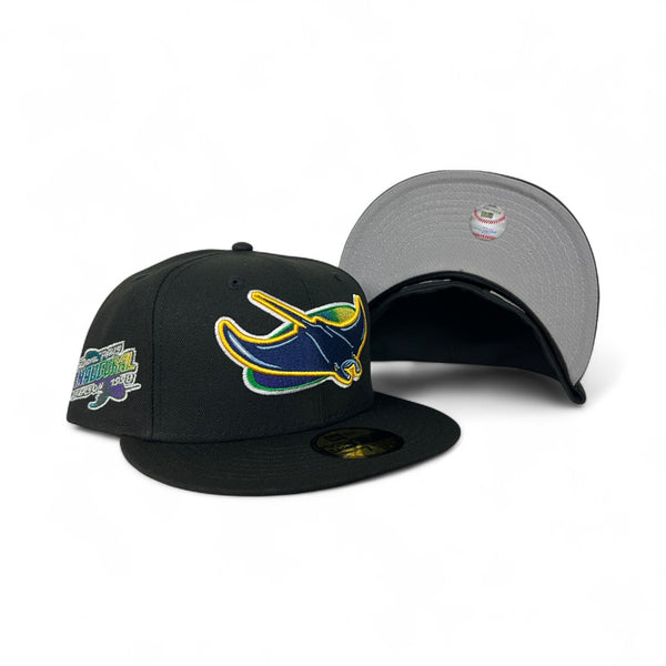Black Tampa Bay Rays 1998 Inaugural Season Side Patch New Era Fitted ...