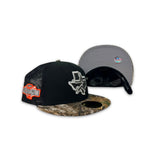 Black Trucker Houston Astros Real Tree Visor Gray Bottom 2004 All Star Game Side Patch New Era 59Fifty Fitted