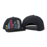 Black Atlanta Braves Gray Bottom City Skyline New Era 9Fifty A-Frame Snapback