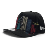 Black Atlanta Braves Gray Bottom City Skyline New Era 9Fifty A-Frame Snapback
