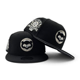Black Chicago Cubs Gray Bottom 1990 All Star Game Side Patch New Era 9Fifty Snapback