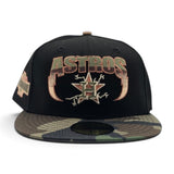 Black Houston Astros Lightning Logo Woodland Camo Visor Gray Bottom 2004 All Star Game Side Patch New Era 59Fifty Fitted copy