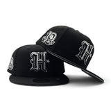 Black Houston Texans Gray Bottom 10th Anniversary Side Patch New Era 59Fifty Fitted