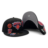 Black New York Knicks Gray Bottom Hardwood Classic Patches New Era 59Fifty Fitted (Copy)