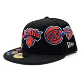 Black New York Knicks Gray Bottom Hardwood Classic Patches New Era 59Fifty Fitted (Copy)